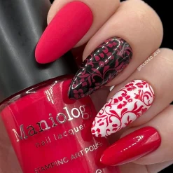 Perfect Trio: 3 Piece Pink Petals Stamping Polish Collection