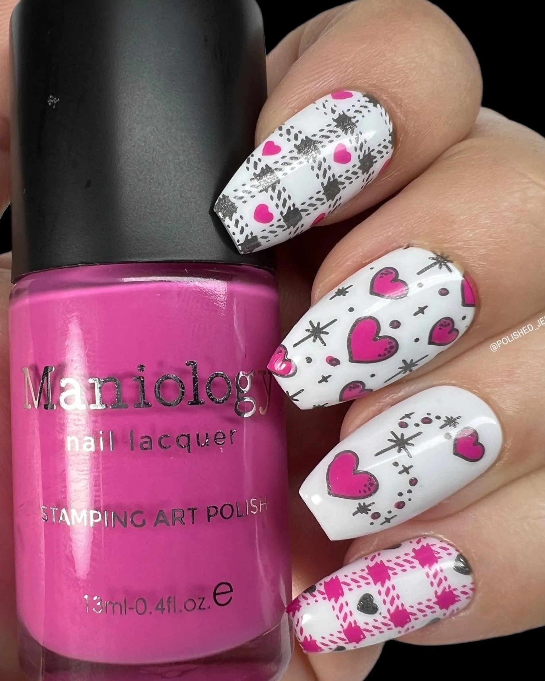 Perfect Trio: 3 Piece Pink Petals Stamping Polish Collection