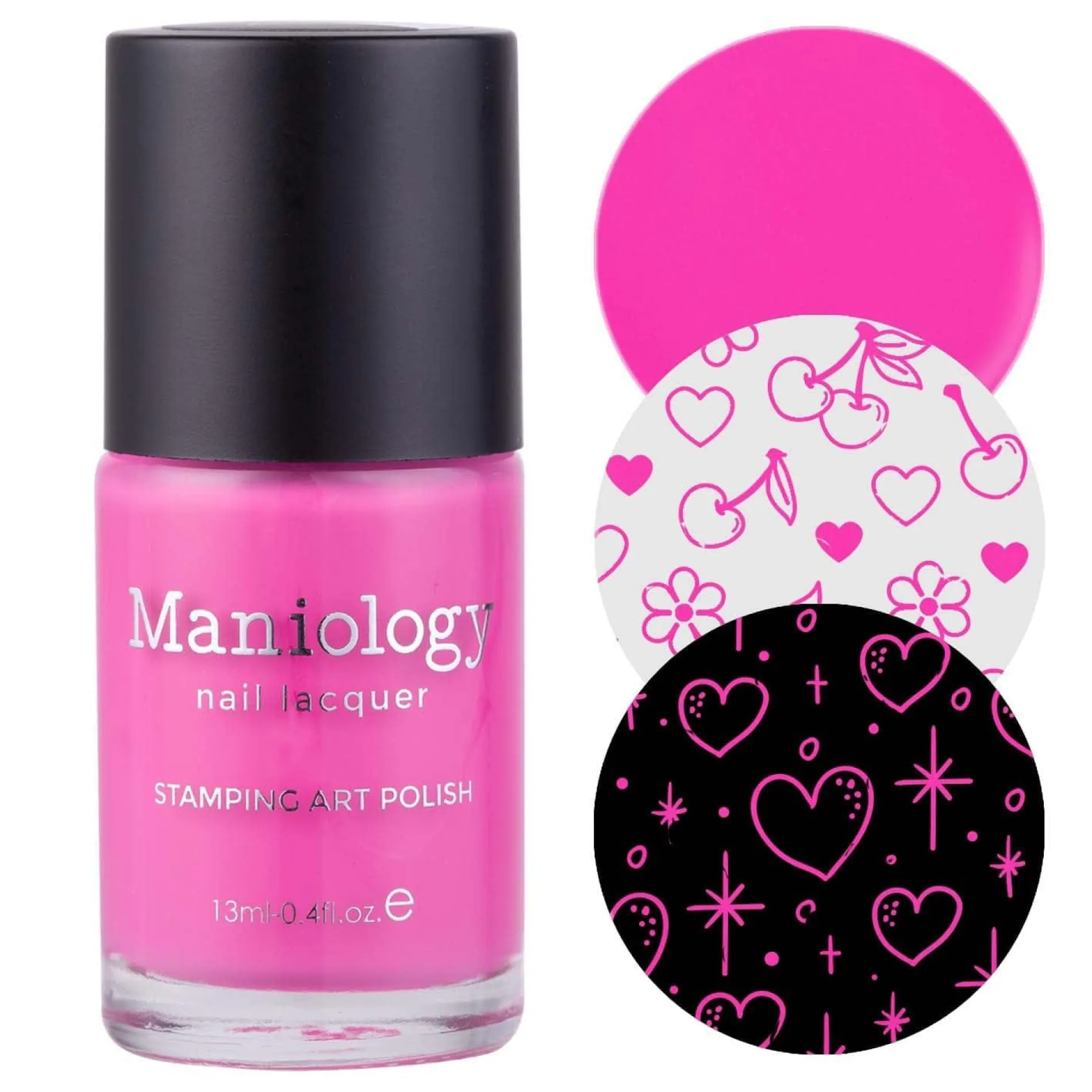 Perfect Trio: 3 Piece Pink Petals Stamping Polish Collection