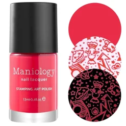 Perfect Trio: 3 Piece Pink Petals Stamping Polish Collection