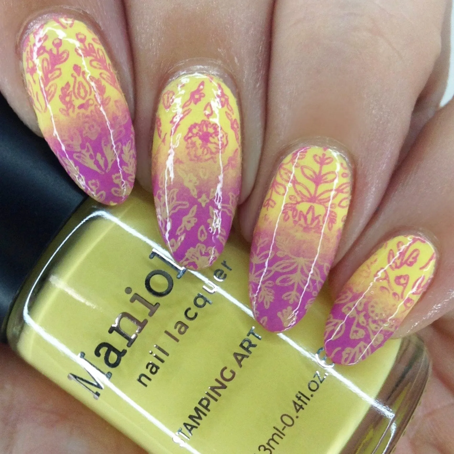 Perfect Trio: 3-Piece Sunny Meadow Nail Stamping Polish Set