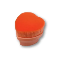 Pink Heart-Shaped Dusting Nail Brush