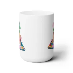 Plants, Books and Nails Ceramic Coffee Mug 15oz