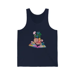 Plants, Books and Nails - Jersey Tank Top