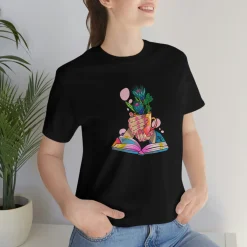 Plants, Books and Nails - Short Sleeve T-shirt