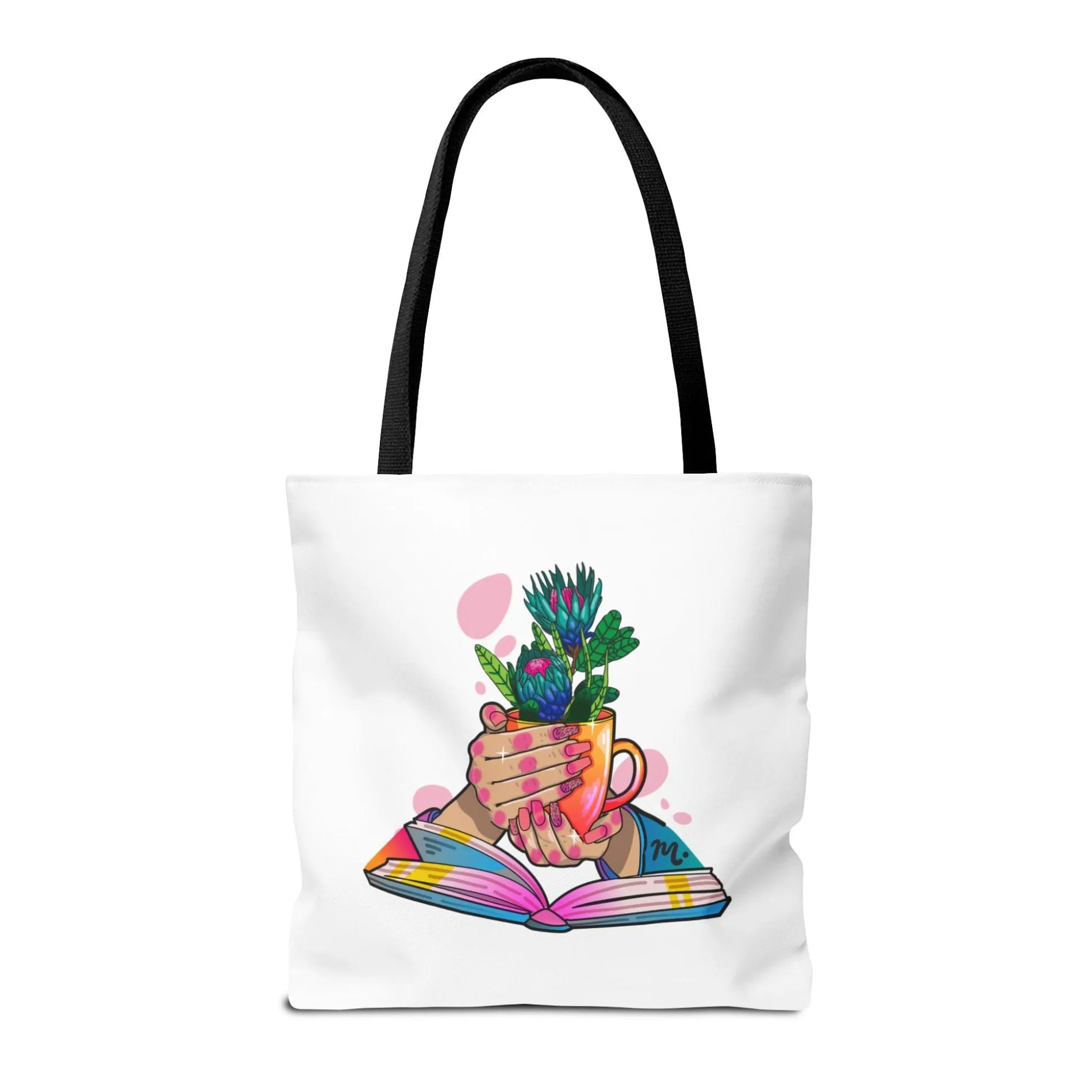 Plants, Books and Nails Tote Bag