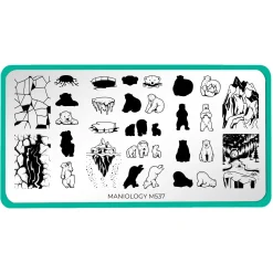 Polar Bears (M537) - Nail Stamping Plate
