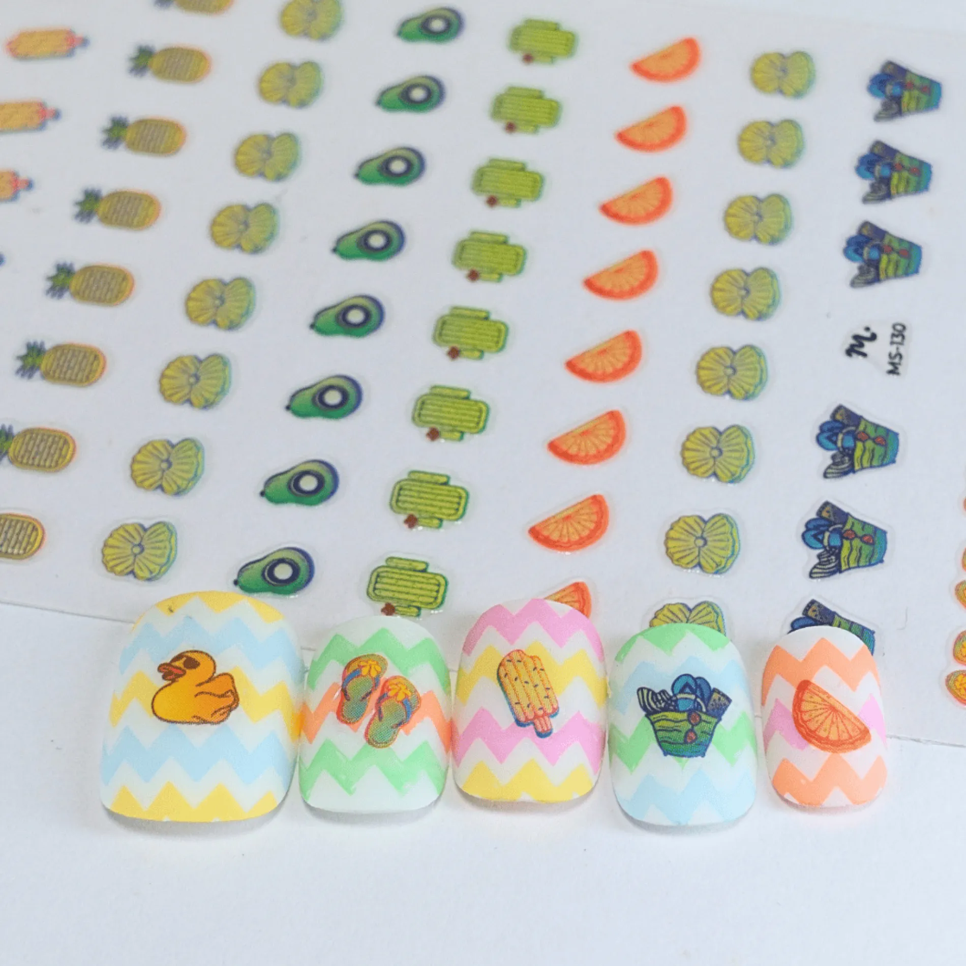 Pool Party (MS-130) - Nail Art Sticker