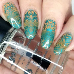 Prana (B397) - Metallic Teal Stamping Polish