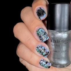 Pretty Petals (M571) - Nail Stamping Plate