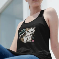 PURR Cat & Nails - Jersey Tank Top