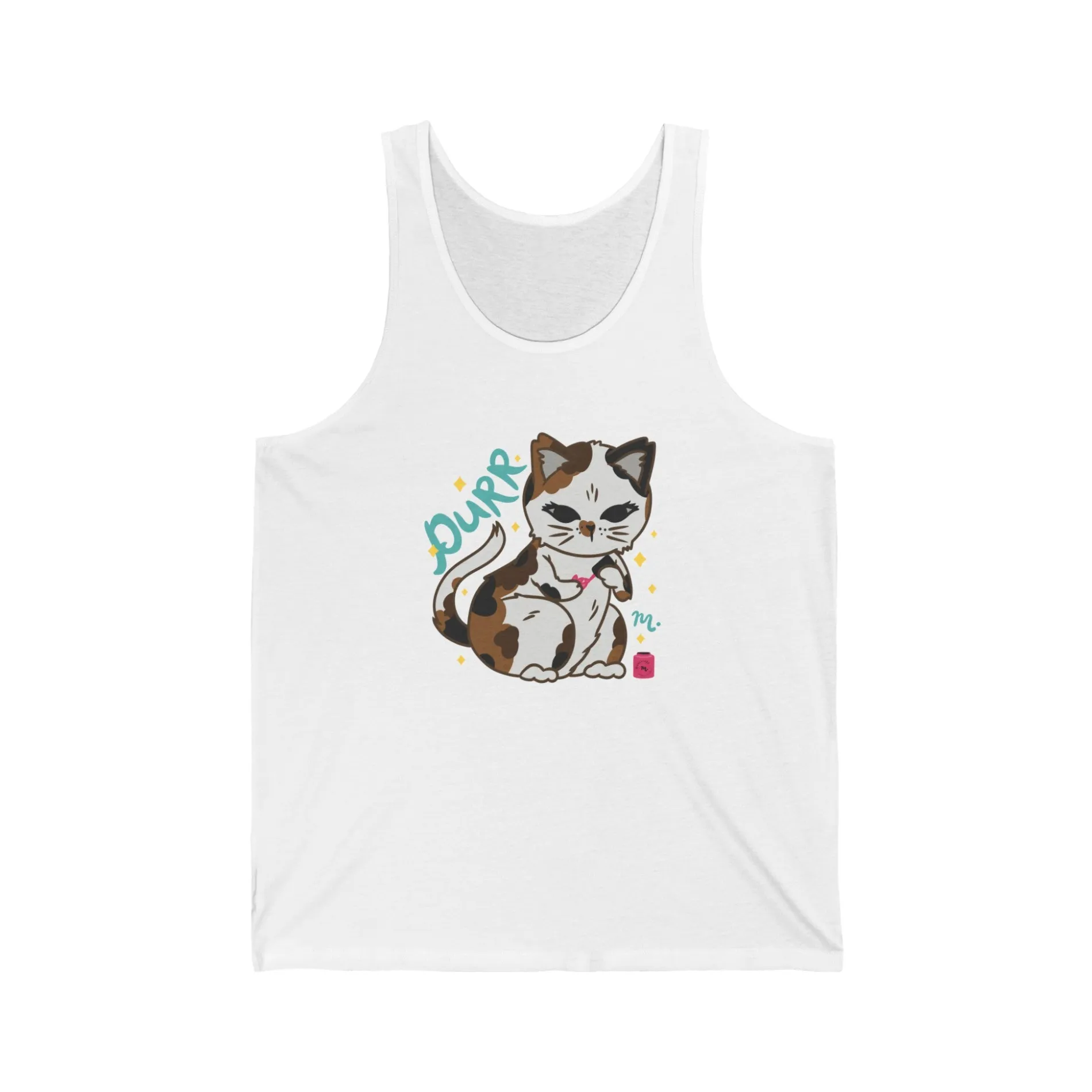 PURR Cat & Nails - Jersey Tank Top