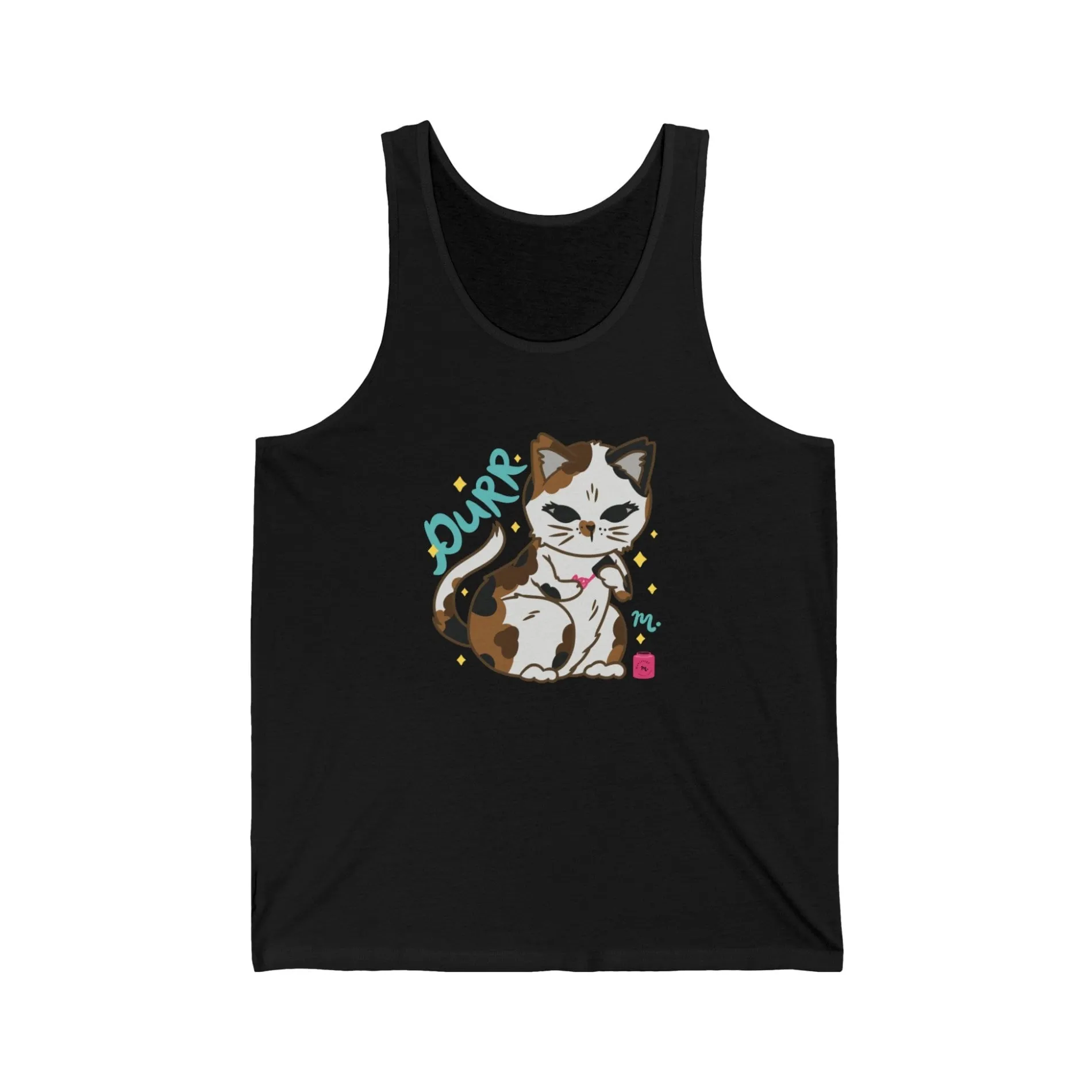 PURR Cat & Nails - Jersey Tank Top