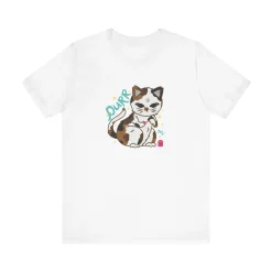 PURR Cat & Nails - Short Sleeve T-shirt