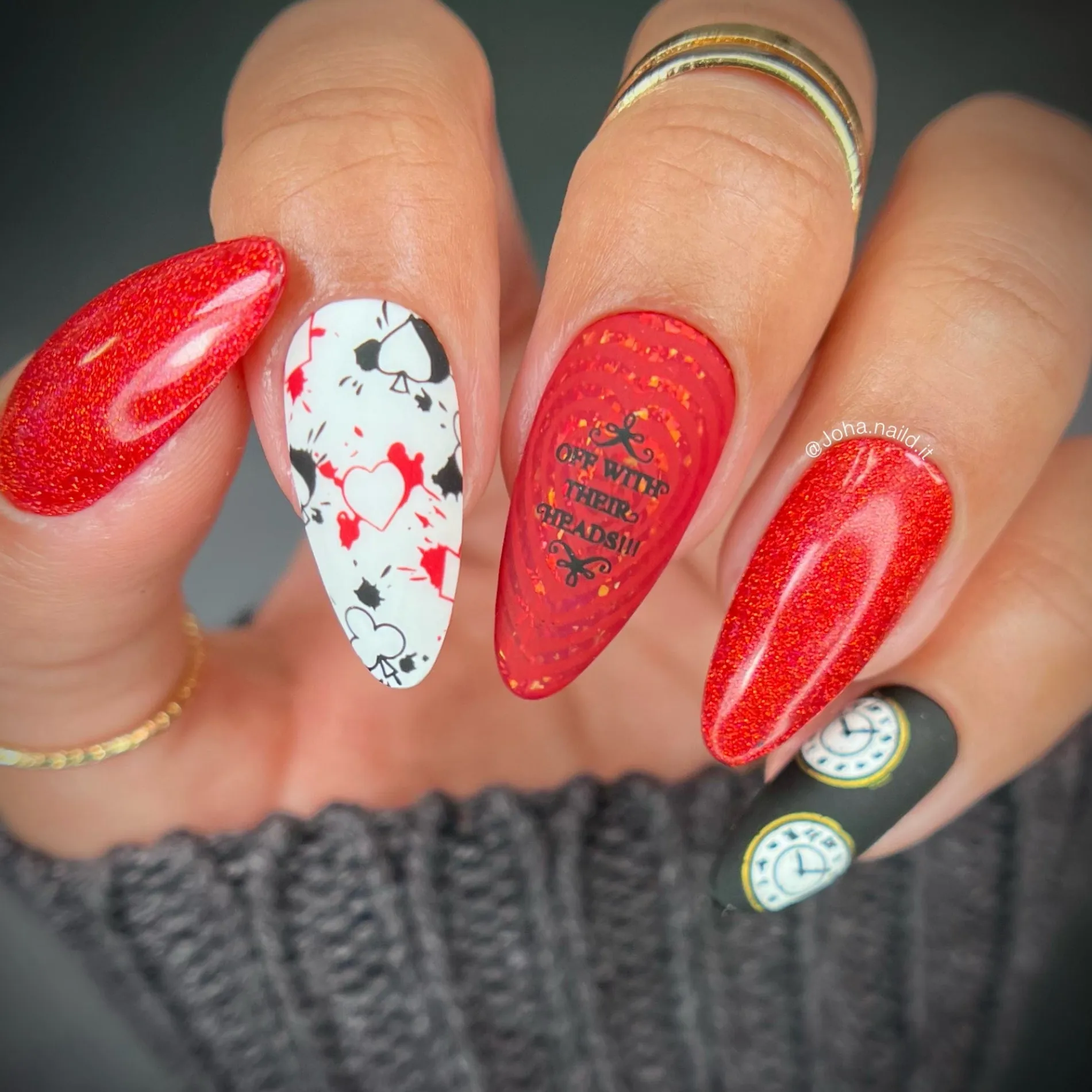 Queen of Hearts (P146) - Red Sheer Nail Polish