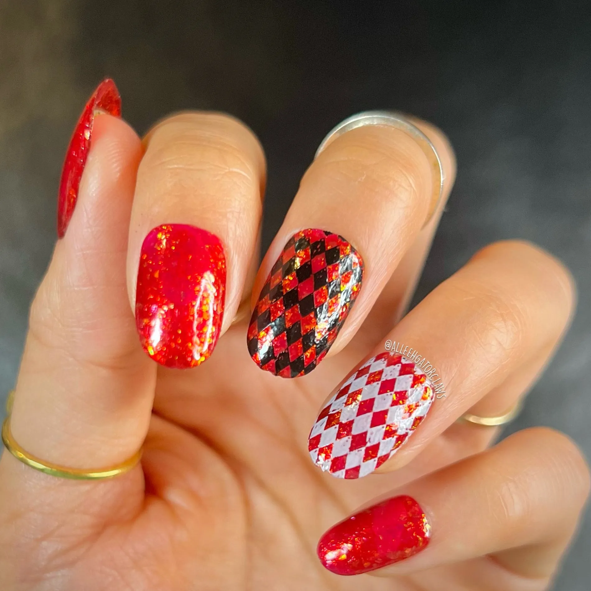 Queen of Hearts (P146) - Red Sheer Nail Polish