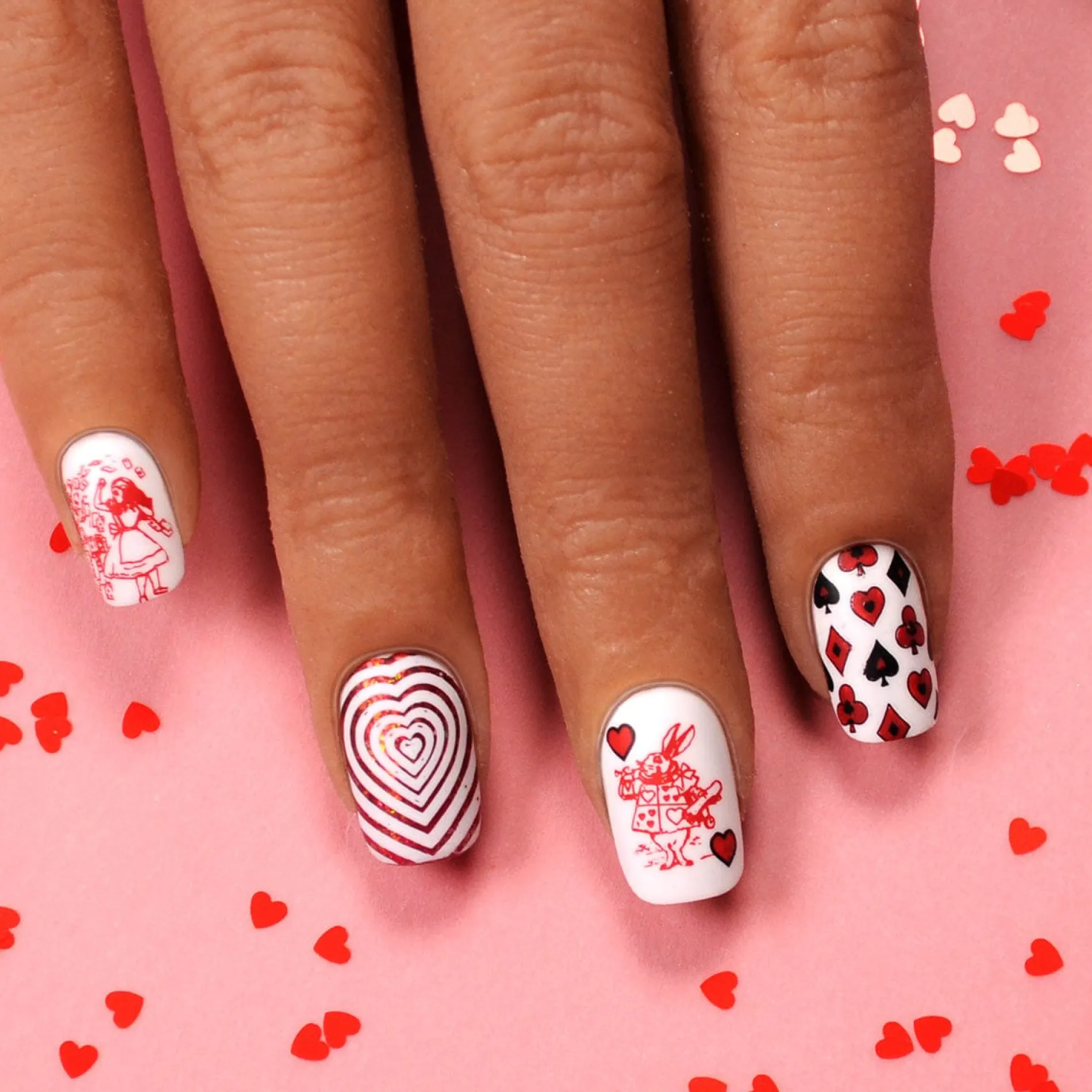Queen of Hearts (P146) - Red Sheer Nail Polish