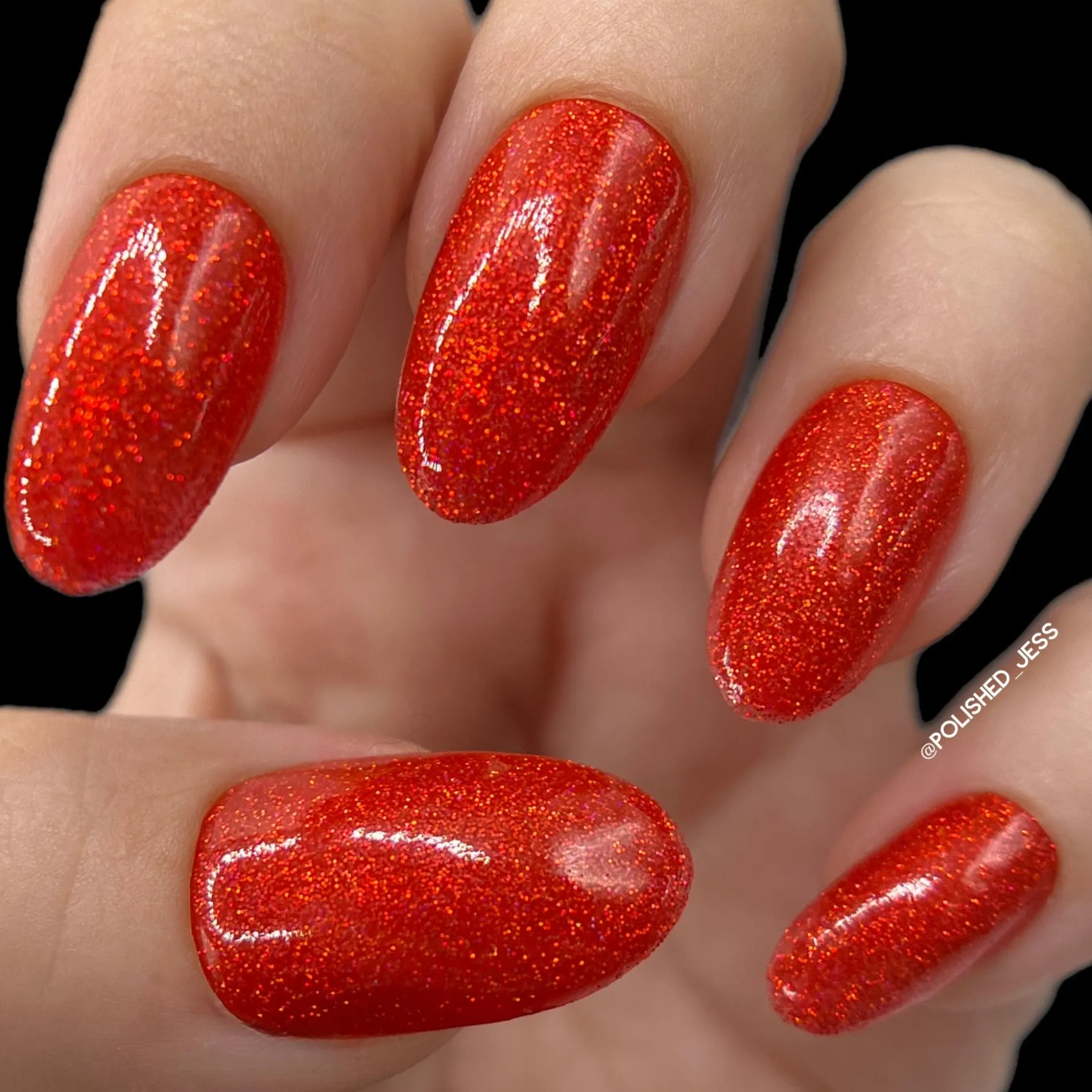 Queen of Hearts (P146) - Red Sheer Nail Polish