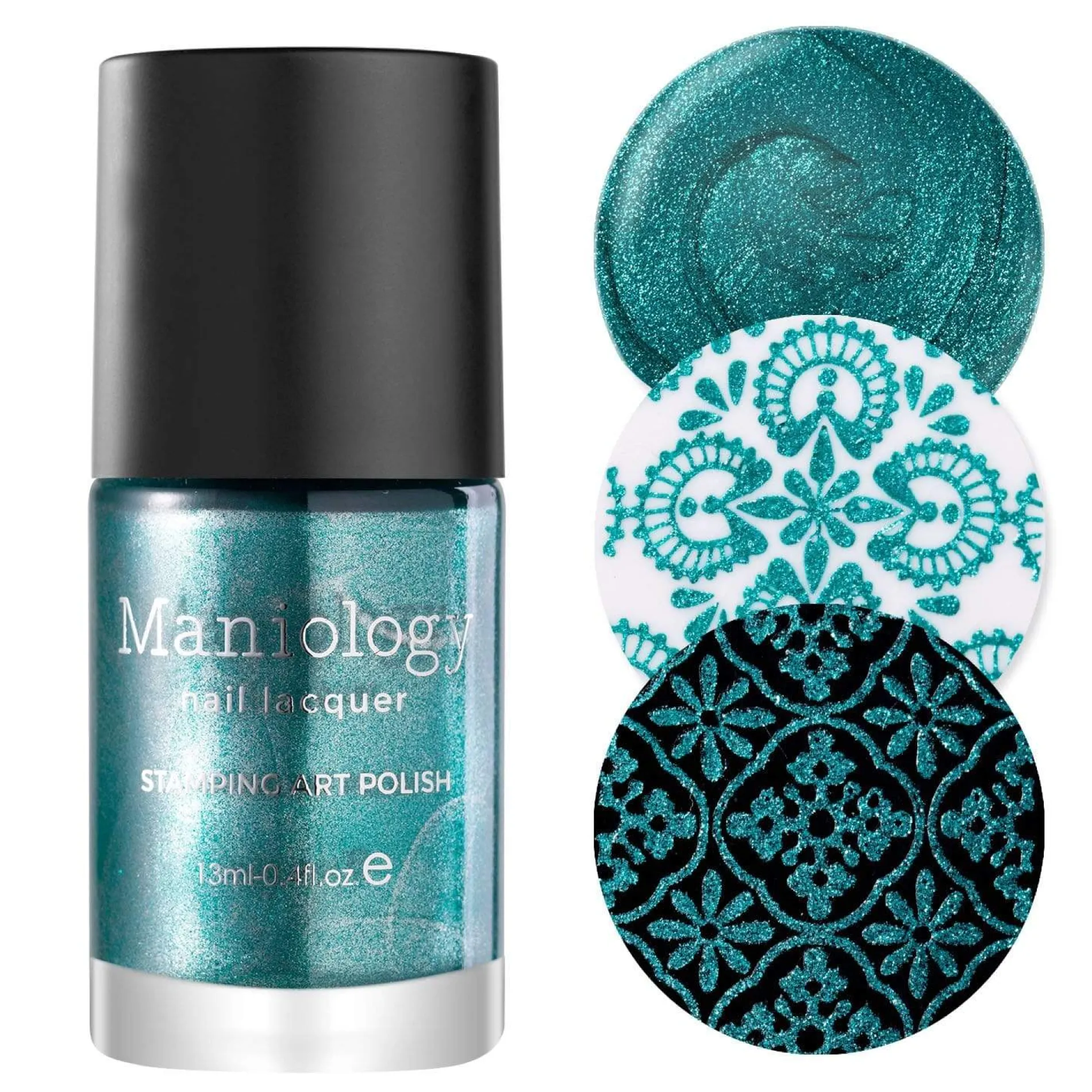 Rainbow Metallic: 6-Piece Metallic Stamping Polish Set