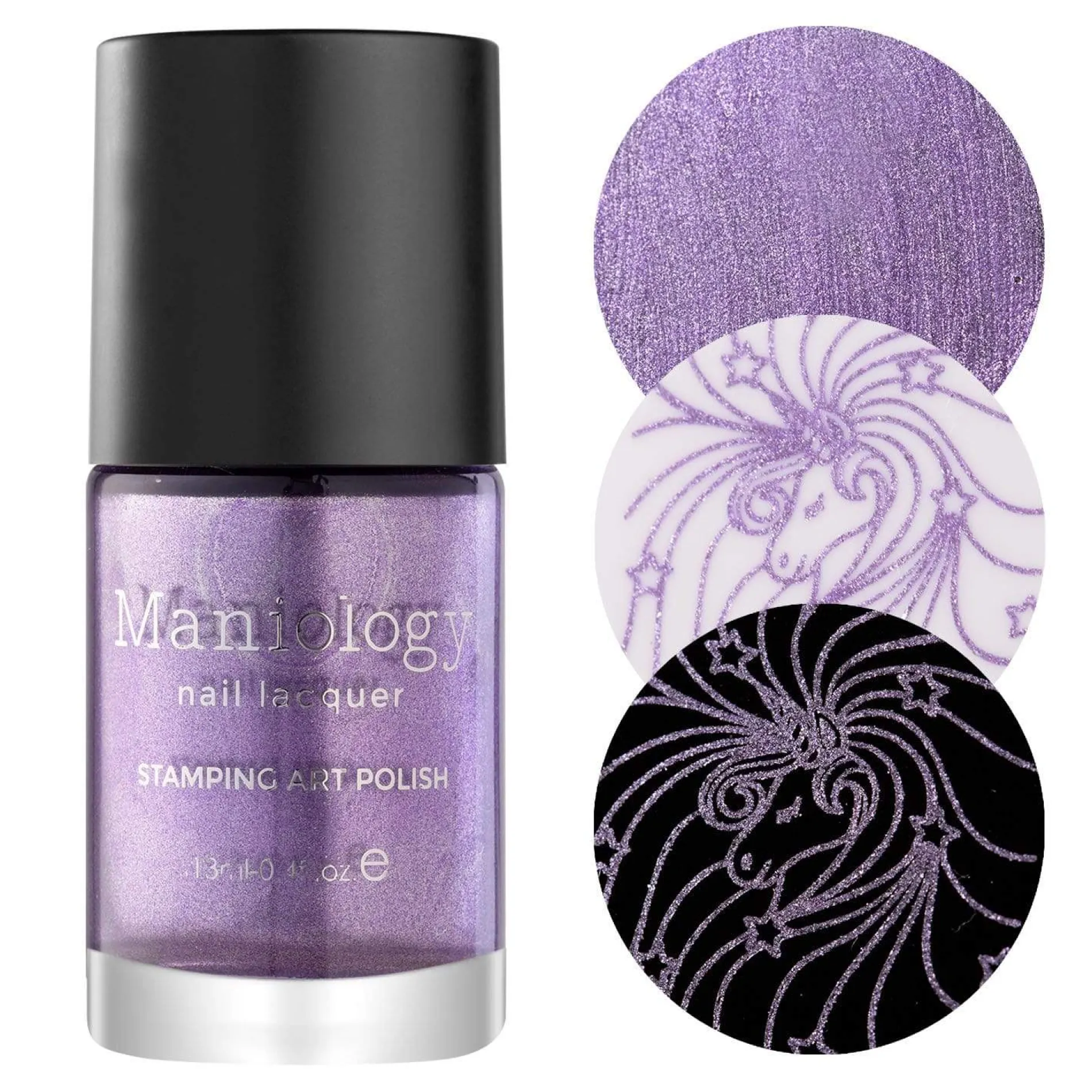 Rainbow Metallic: 6-Piece Metallic Stamping Polish Set