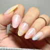 Rainbow Twist Press On Nails - Short Round