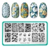 Rainforest Blooms (M612) - Nail Stamping Plate