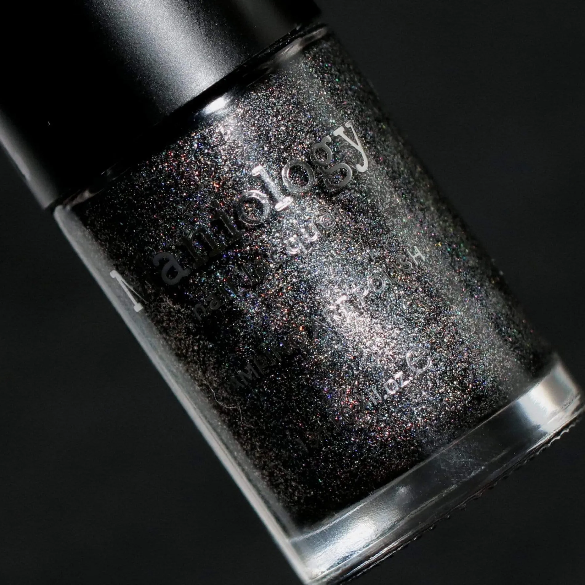 Raven (B402) - Black Sand Stamping Polish