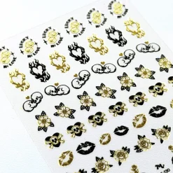 Rockabilly (MS-120) - Nail Art Sticker