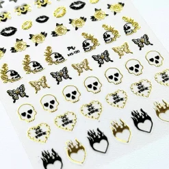 Rockabilly (MS-120) - Nail Art Sticker