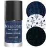 Rustic: Peacock (B454) - Blue Holo-Sanded Stamping Polish