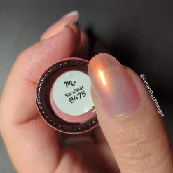 Sandbar (B475) - Aurora Duochrome Pink to Bronze Stamping Polish