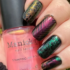 Sandbar (B475) - Aurora Duochrome Pink to Bronze Stamping Polish