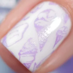 Sandy Beach: Kailua (B393) - Duochrome Purple Stamping Polish