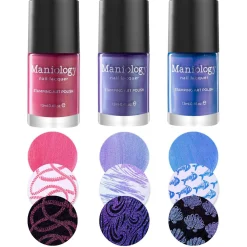 Sandy Beach: 3-Piece Duochrome Stamping Polish Set
