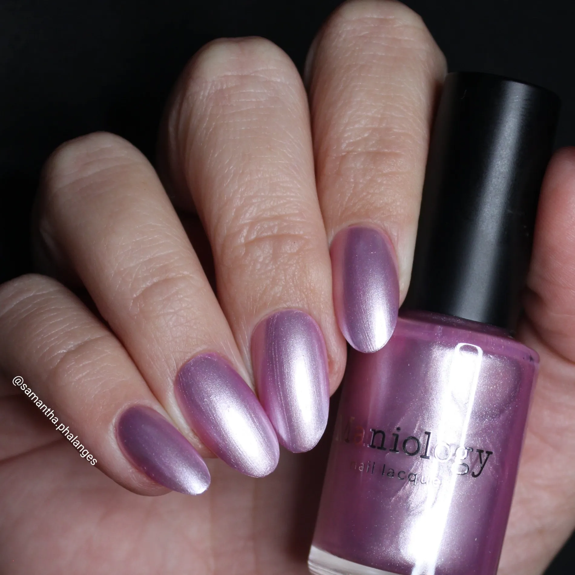 Satin Slumber: Night Gown (P176) - Pink Smooth Metallic Nail Polish