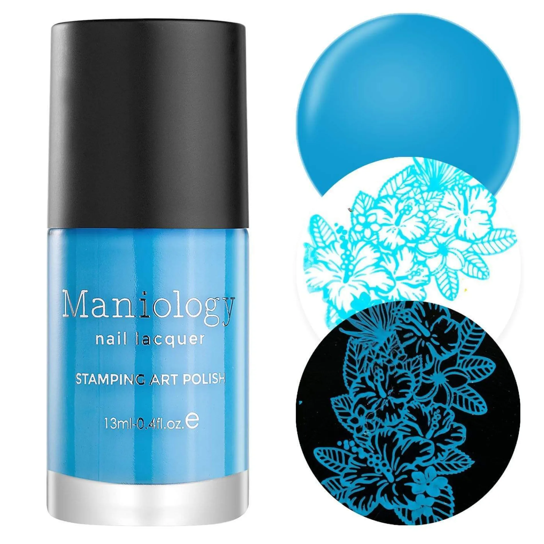 School's Out: Blue Glue (B288) - Neon Blue Stamping Polish