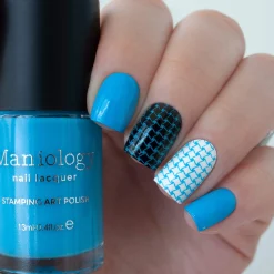 School's Out: Blue Glue (B288) - Neon Blue Stamping Polish
