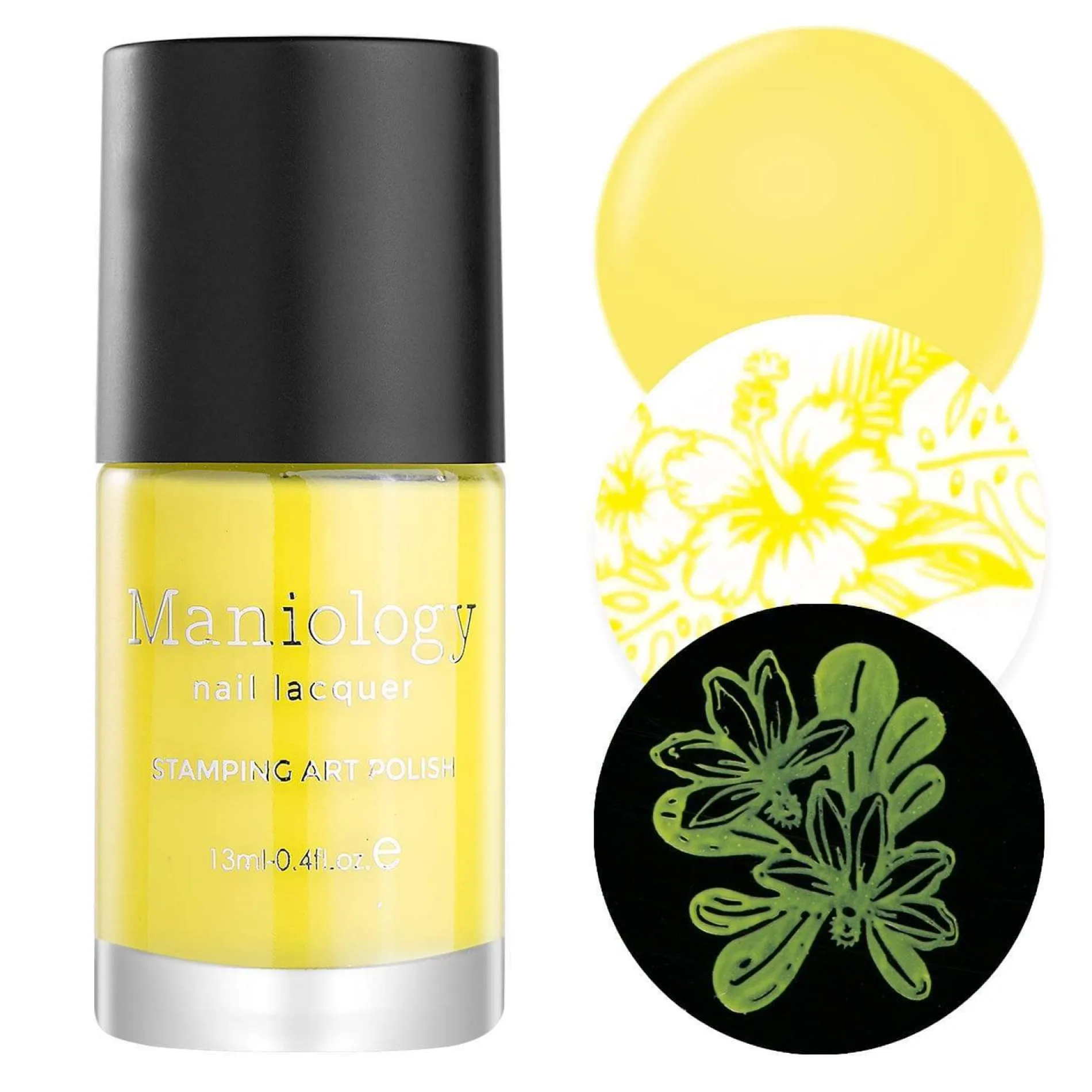 School's Out: Pencils Down (B286) - Neon Yellow Stamping Polish