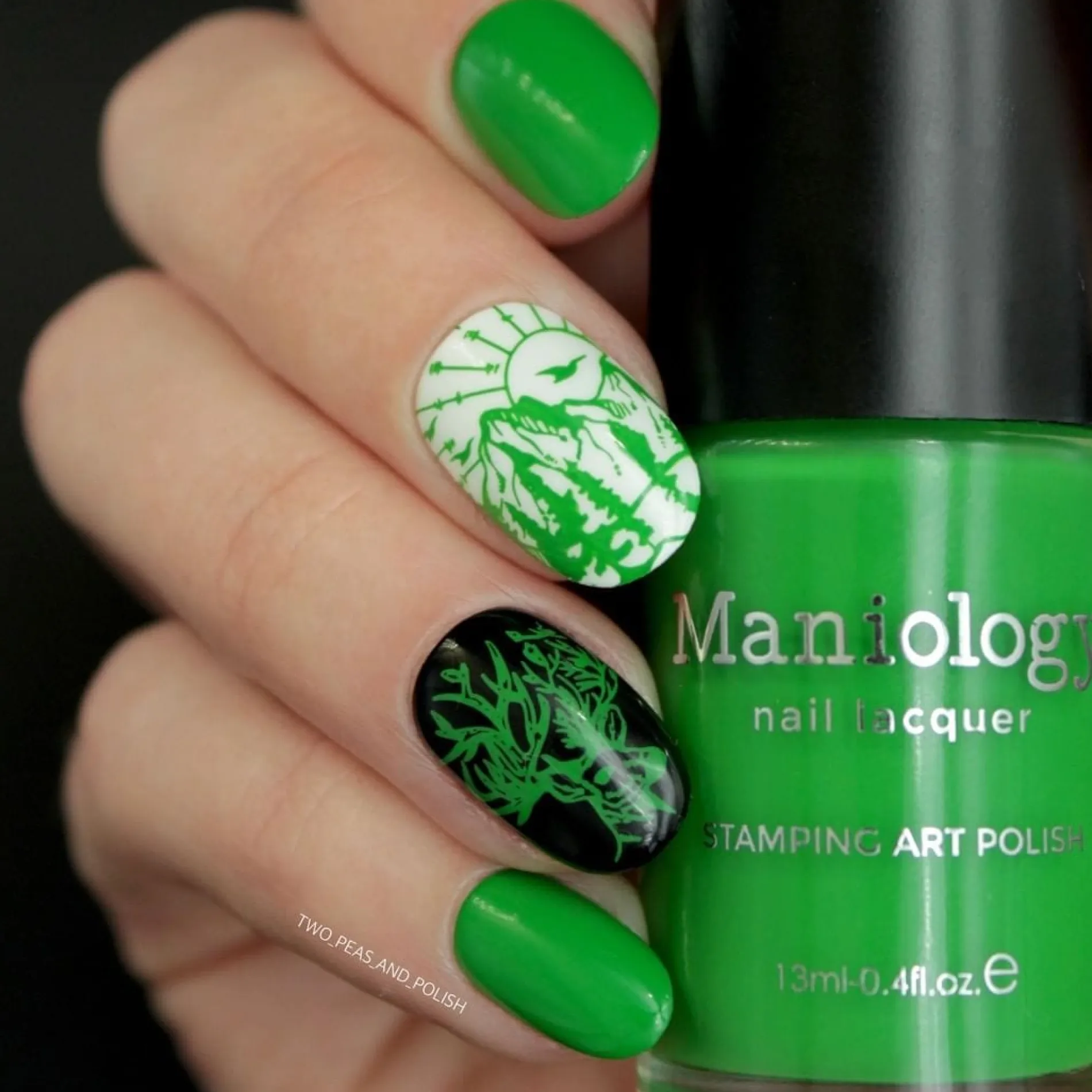 Seedling (B429) - Green Cream Stamping Polish