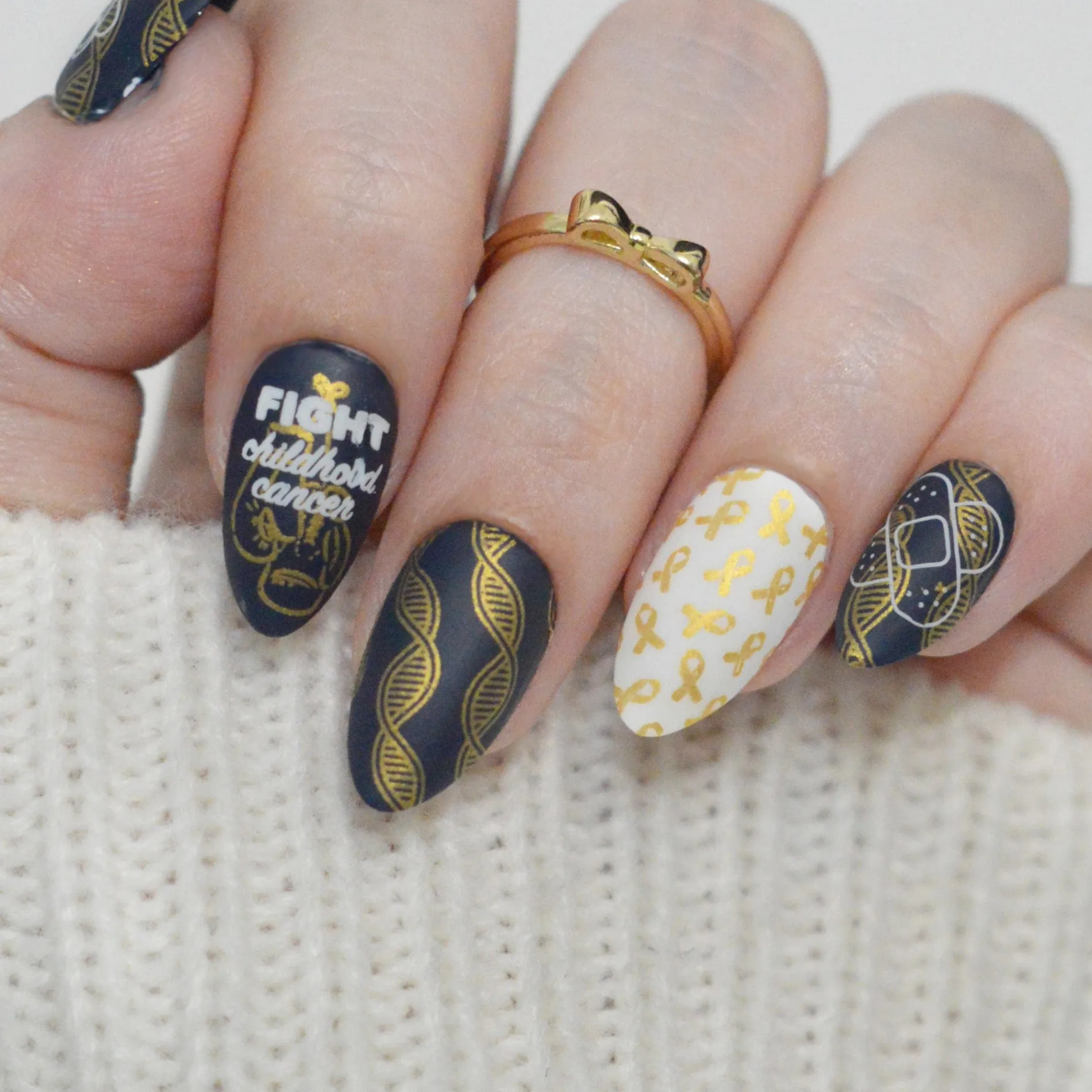 SFAC - American Childhood Cancer Organization Nail Stamping Bundle