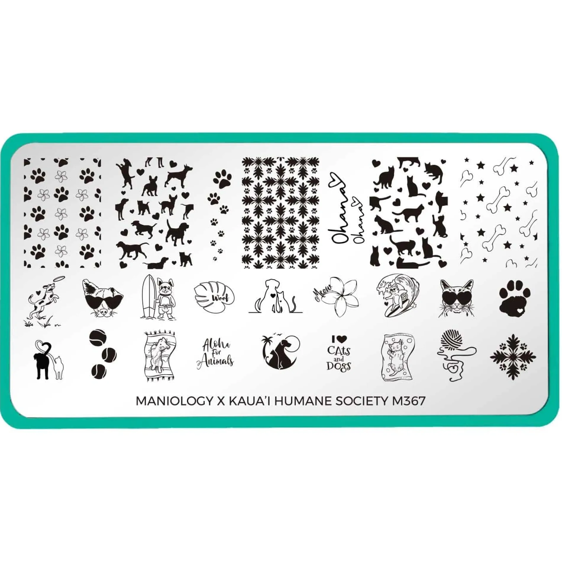 SFAC: Kaua'i Humane Society (M367) - Nail Stamping Plate