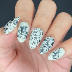 Shadowy Halloween (M312-M316) - Set of 5 Nail Stamping Plates