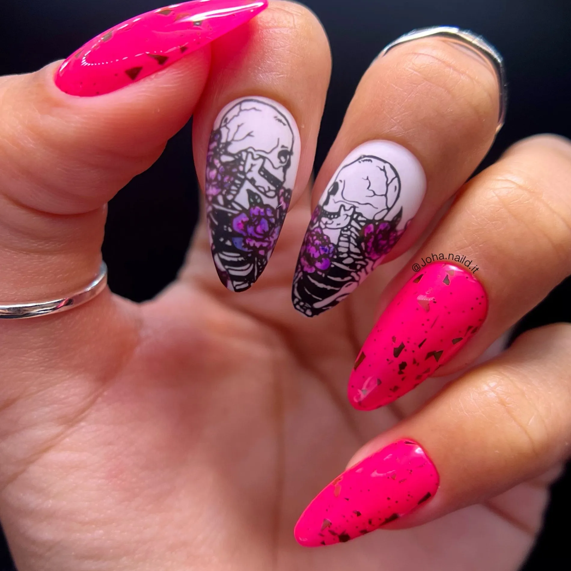 Shadowy Halloween (M312-M316) - Set of 5 Nail Stamping Plates