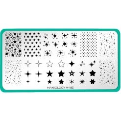 Shape Nouveau: All-Star (M483) - Nail Stamping Plate