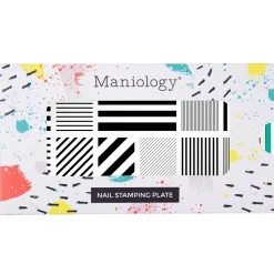 Shape Nouveau: Walk the Line (M474) - Nail Stamping Plate