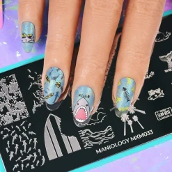 Shark Bait (B339) - Light Blue Cream Stamping Polish