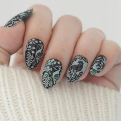 Shell Inlay French (M689) - Nail Stamping Plate