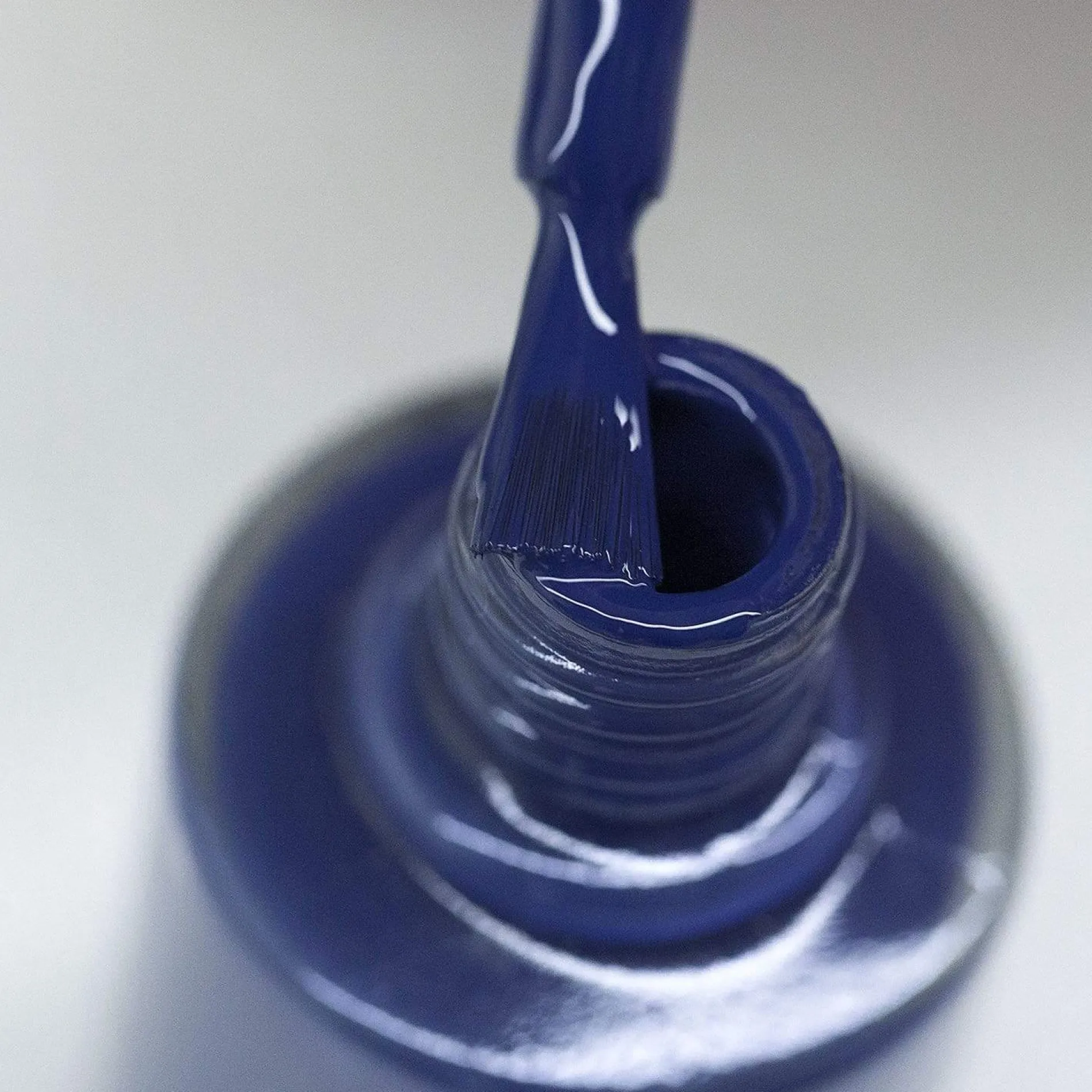 Shibori (B265) - Navy Blue Cream Stamping Polish