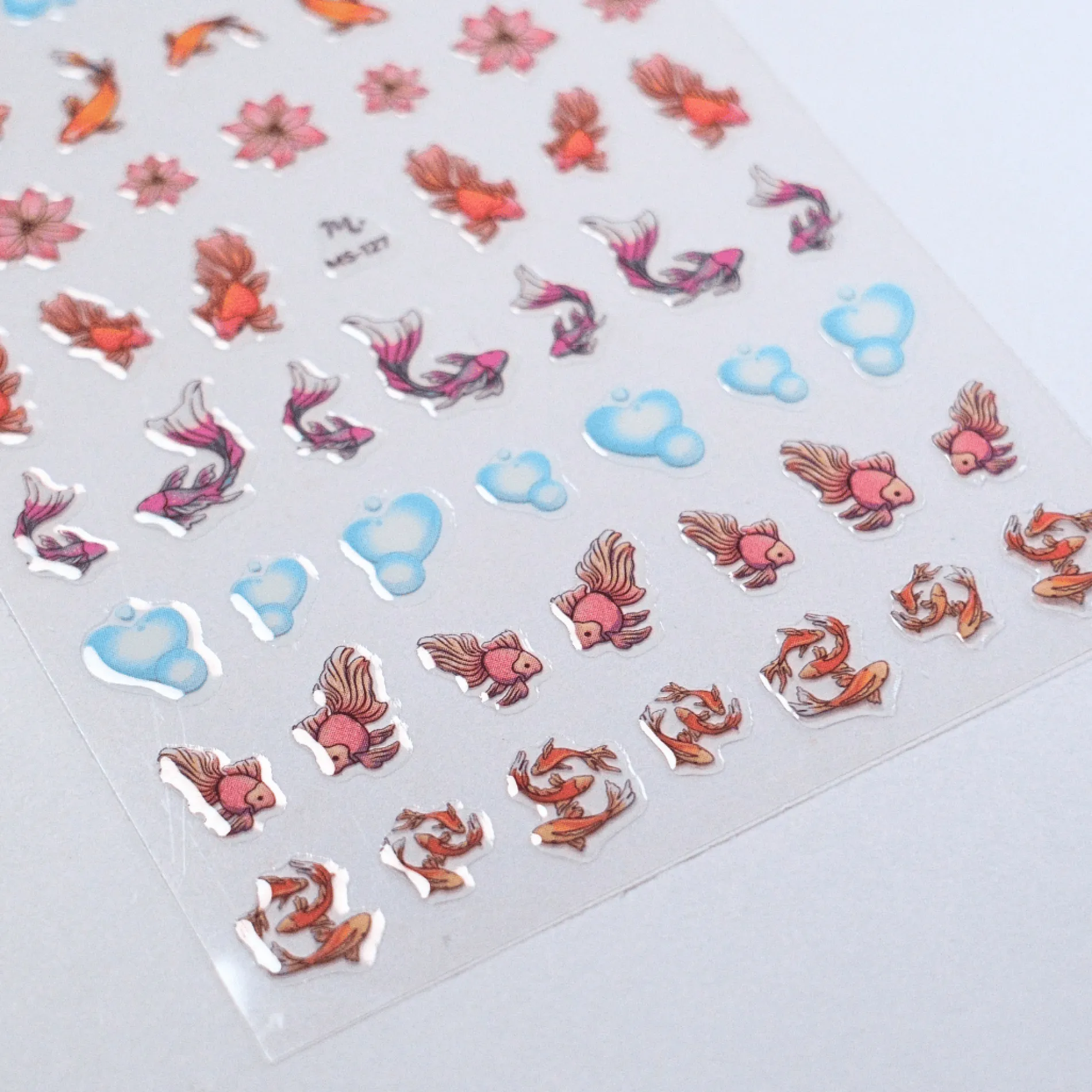 Shimmering Scales (MS-127) - Nail Art Sticker