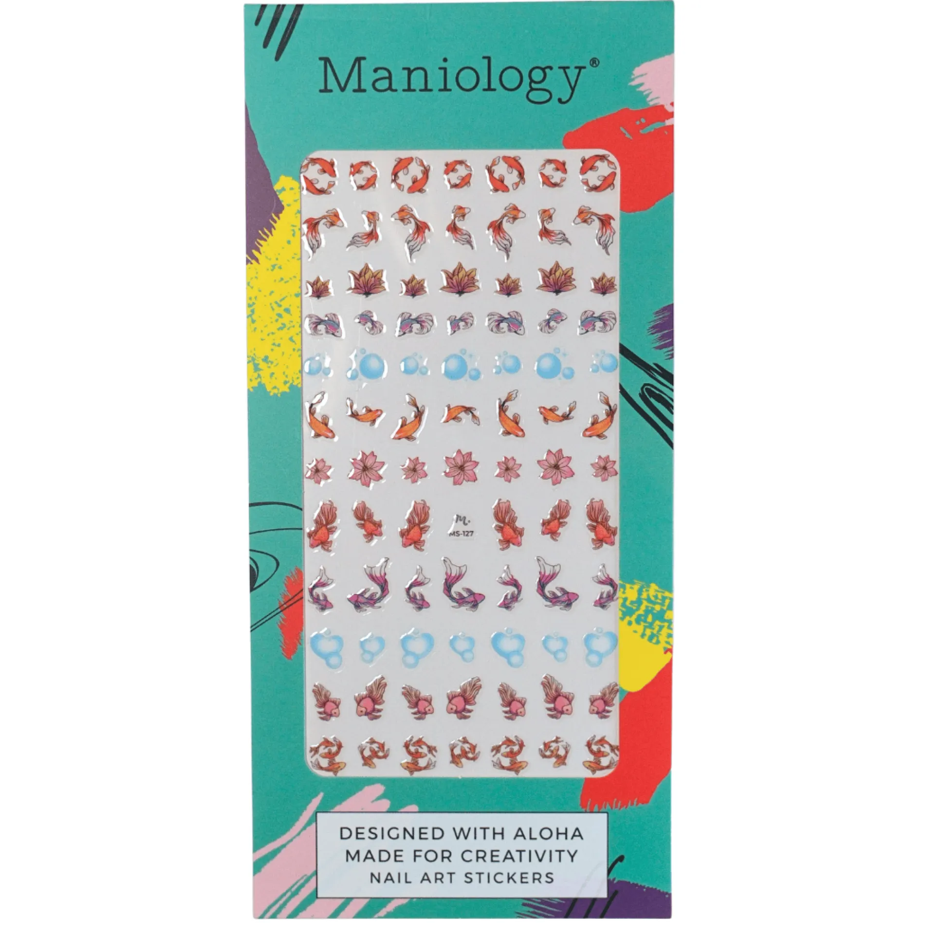 Shimmering Scales (MS-127) - Nail Art Sticker
